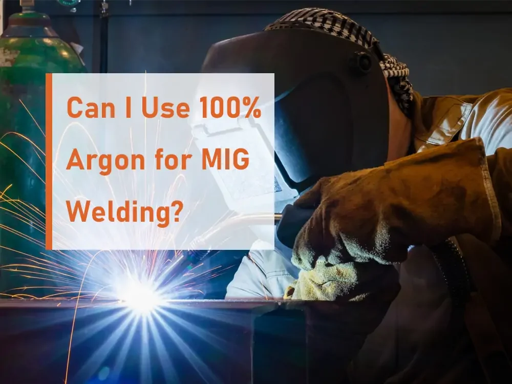 Kan ik 100% argon gebruiken voor MIG-lassen?