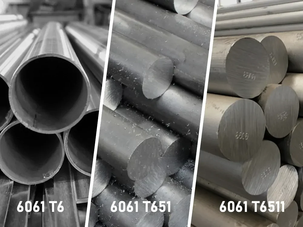 Aluminium 6061 T6 vs T651 vs T6511