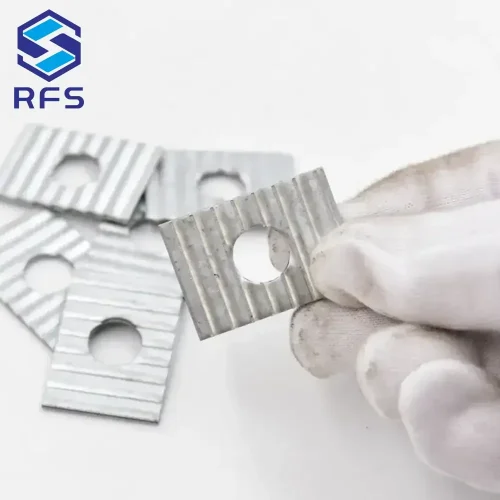 RFS-Op maat gemaakte stalen vierkante gekartelde sluitring