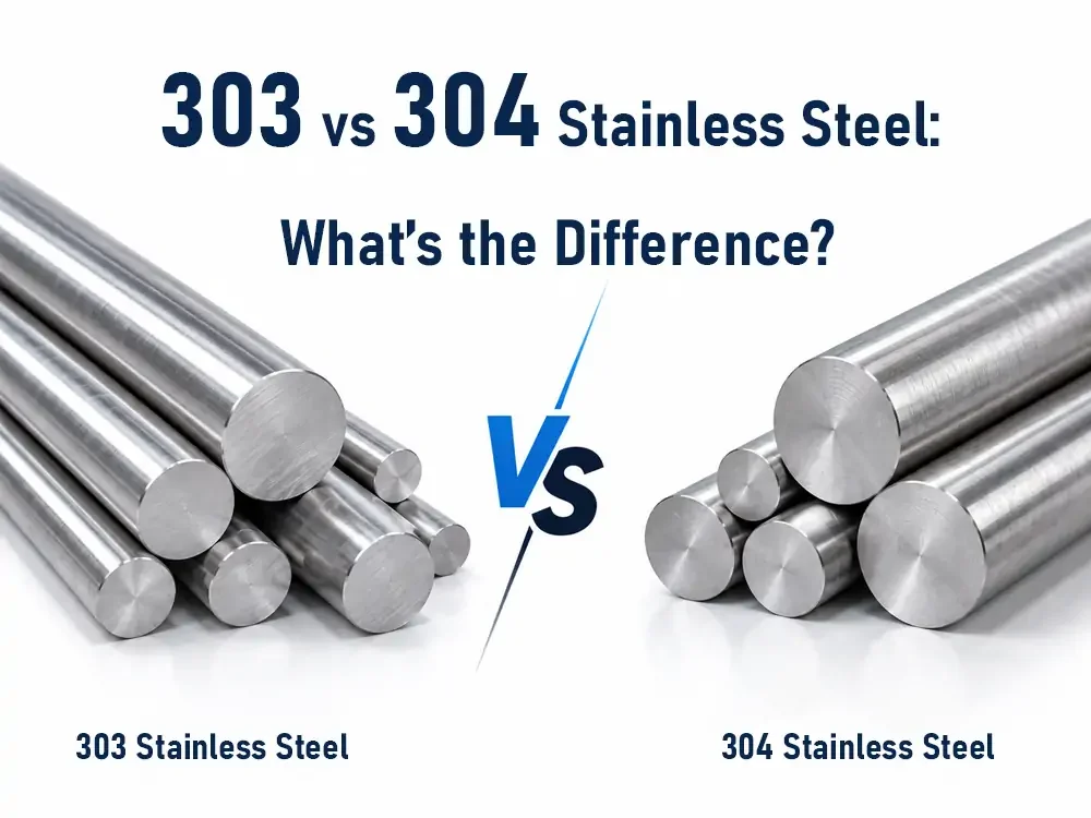 Roestvrij staal 303 versus 304: wat is het verschil?